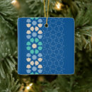 Search for blue mosaic of christmas tree decorations Turquoise