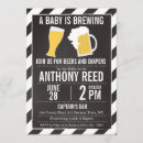 Search for guys diaper party invitations A baby is brewing
