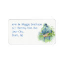 Search for love birds return address labels Cute