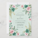 Search for mint green wedding invitations Floral