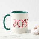 Search for green white red mugs Joy