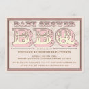 Search for country western baby shower invitations Bbq