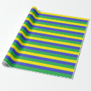 Search for blue and green wrapping paper Yellow