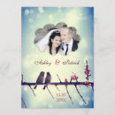 Search for sparrows invitations Red