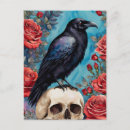 Search for skulls roses postcards Black