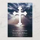 Search for cloud funeral invitations In loving memory