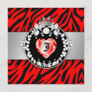 Search for queen of hearts invitations Red