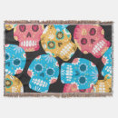 Search for sugar skull blankets Illustration