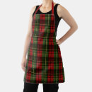 Search for green plaid aprons Tartan