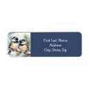 Search for chickadee bird return address labels Cute