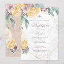 Search for geometric christening invitations Floral