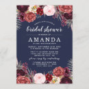Search for marsala navy bridal shower invitations Burgundy