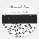 Search for black save the date stickers Bride