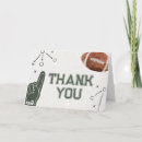Search for football thank you cards Sports