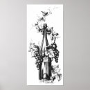 Search for black and white wine art Bottle