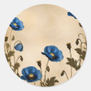 Search for blue poppy stickers Botanical