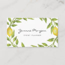 Search for lemon business cards Watercolor