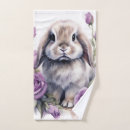 Search for bunny rabbit bath towels Cute