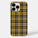 Search for yellow tartan iphone cases Black
