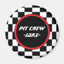 Search for round car magnets Chequered