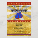 Search for boxing baby shower invitations Gold