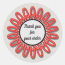 Search for red flower stickers Business