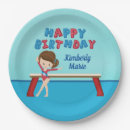 Search for gymnastics party plates Acrobatics