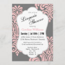 Search for pink lingerie shower invitations Girly