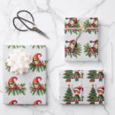 Search for elves wrapping paper Green