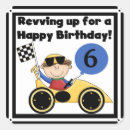 Search for cars birthday stickers Racecar
