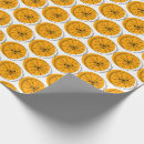 Search for orange slice wrapping paper Retro