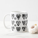 Search for black heart mugs Unique