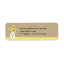 Search for rustic kraft paper wedding return address labels Bride