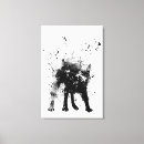 Search for wet canvas prints Black