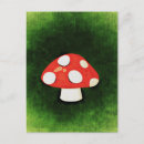 Search for red mushrooms postcards Toadstool
