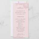 Search for rose gold wedding programs Floral