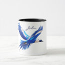 Search for flying birds mugs Blue
