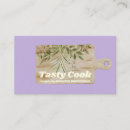 Search for cutting board business cards Chef