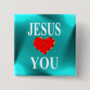 Search for jesus loves you badges Heart