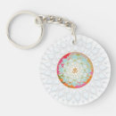 Search for flower symbol key rings Mandala