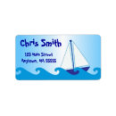 Search for sailboat return address labels Birthday