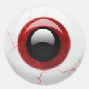 Search for scary eyeballs stickers Black