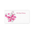 Search for best wishes return address labels Floral