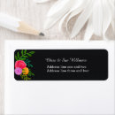 Search for color return address labels Floral