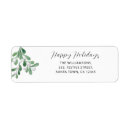 Search for mistletoe return address labels Greenery