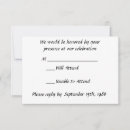 Search for calla rsvp cards Black and white