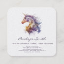 Search for mythical business cards Purple