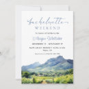 Search for napa valley hen party invitations Bride