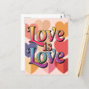 Search for colorful hearts postcards Typography