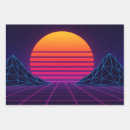 Search for futuristic wrapping paper Synthwave